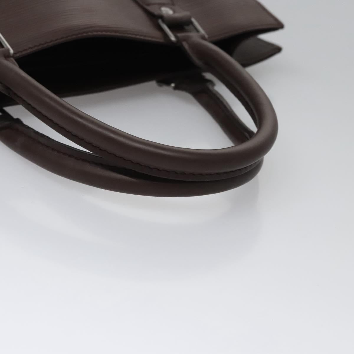 Louis Vuitton Sac Plat Bag Epi Leather, BROWN, LEATHER, Handbag