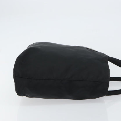 Prada Vintage Zip Tote Tessuto, Black, Nylon, Tote Bag