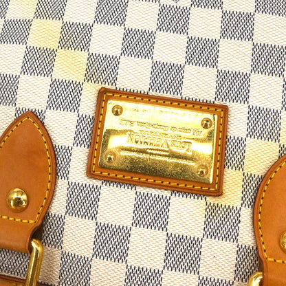 Louis Vuitton Hampstead Handbag Damier, White, Canvas, Tote Bag