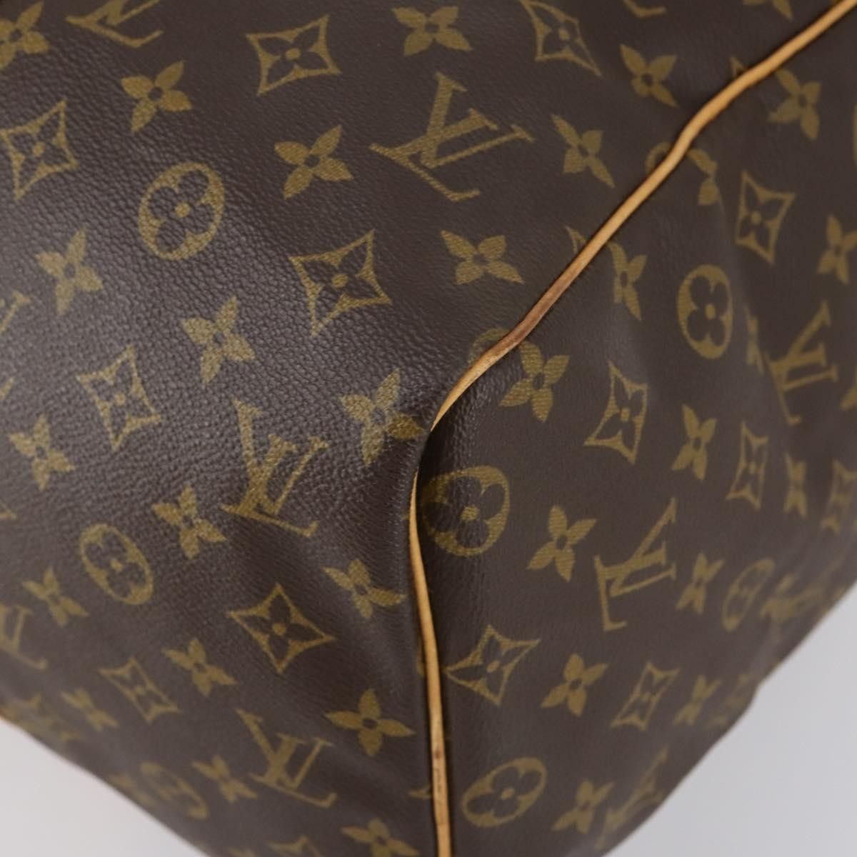 Louis Vuitton Sac Souple Handbag Monogram Canvas, BROWN, CANVAS, Travel bag