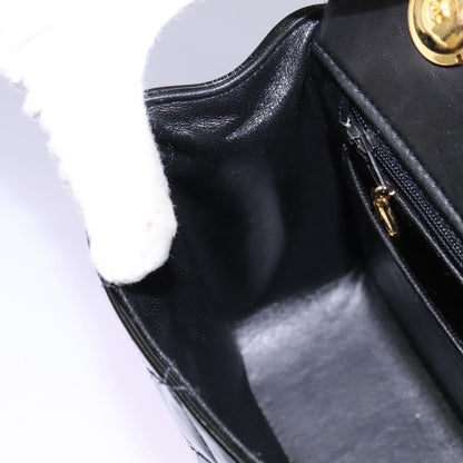 Chanel CC Turnlock Top Handle Flap Bag Patent leather, BLACK, PATENT_LEATHER, Handbag