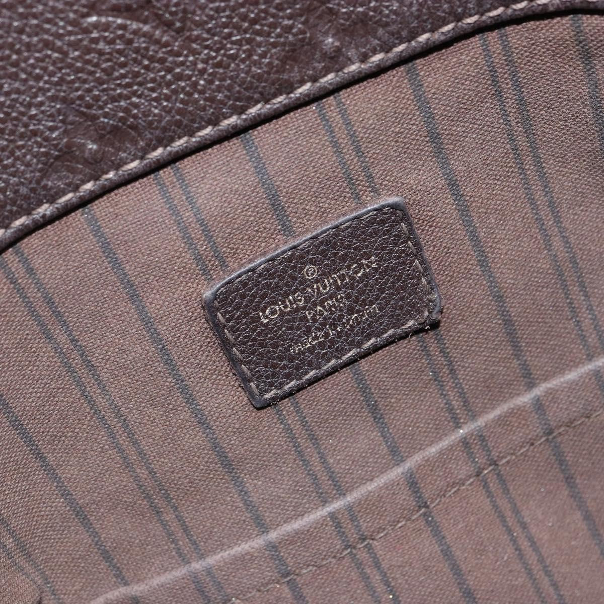 Louis Vuitton Artsy Handbag Monogram Empreinte Leather, BROWN, LEATHER, Handbag