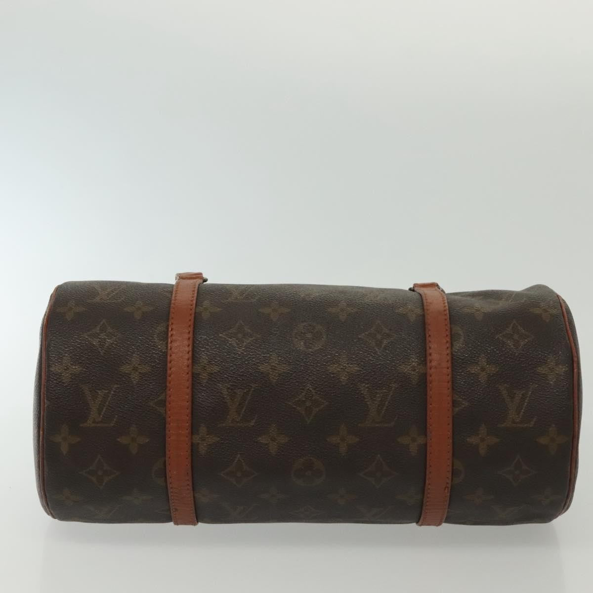Louis Vuitton Papillon Handbag Monogram Canvas, BROWN, CANVAS, Handbag