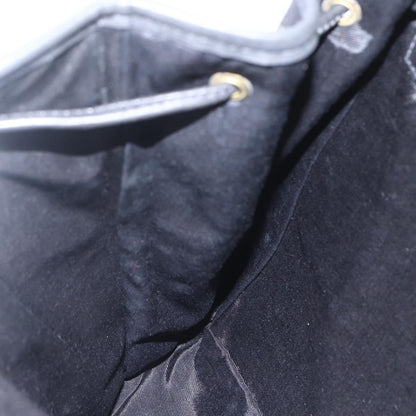 Bally Vintage Backpack Leather, Black, Leather, Backpack