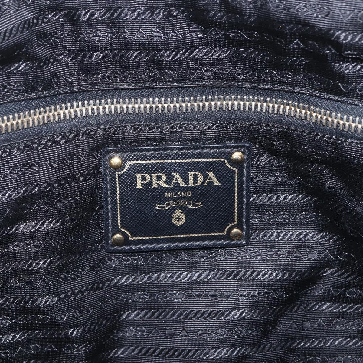 Prada Belted Tote Tessuto, BLACK, NYLON, Tote bag