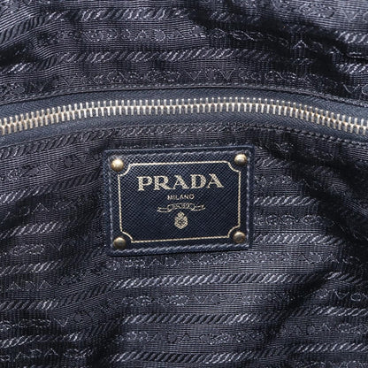 Prada Belted Tote Tessuto, BLACK, NYLON, Tote bag