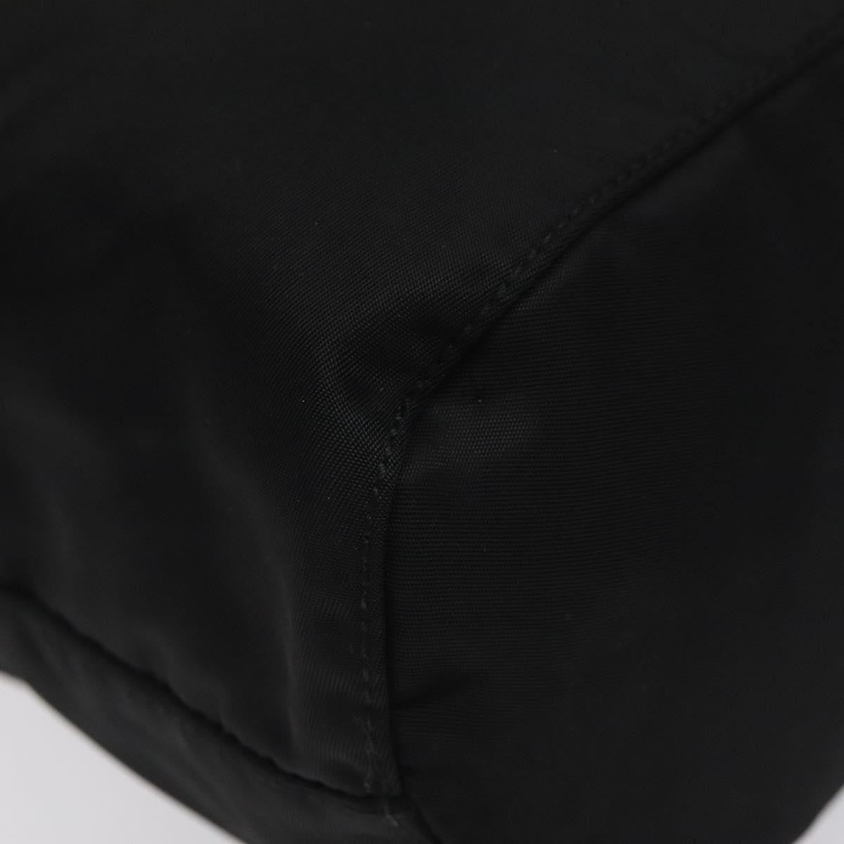 Prada Vela Drawstring Bucket Wristlet Pouch Tessuto, BLACK, NYLON, Clutche & pouche
