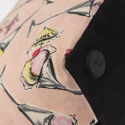 Chanel Ice Cream Sundae Shoulder Bag Printed Canvas, PINK, CANVAS, Shoulder bag