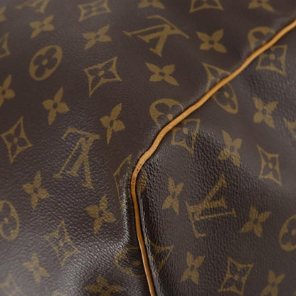 Louis Vuitton Keepall Bag Monogram Canvas, BROWN, CANVAS, Travel bag