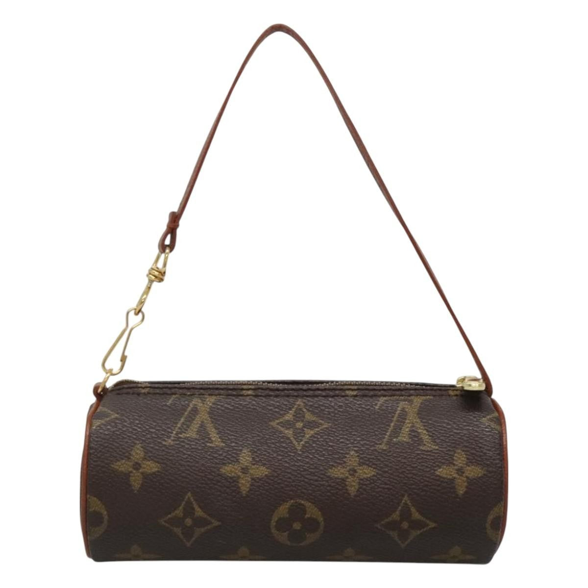 Louis Vuitton Papillon Pochette Monogram Canvas, BROWN, CANVAS, Handbag