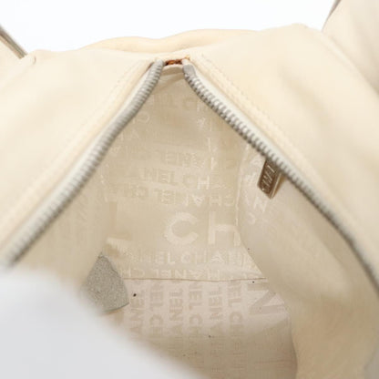 Chanel Ultimate Soft Frame Bag Quilted Calfskin, WHITE, LEATHER, Handbag