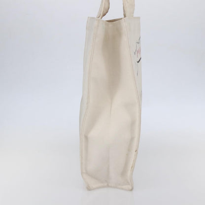 Chanel Cruise Tote Printed Canvas, BEIGE, CANVAS, Tote bag