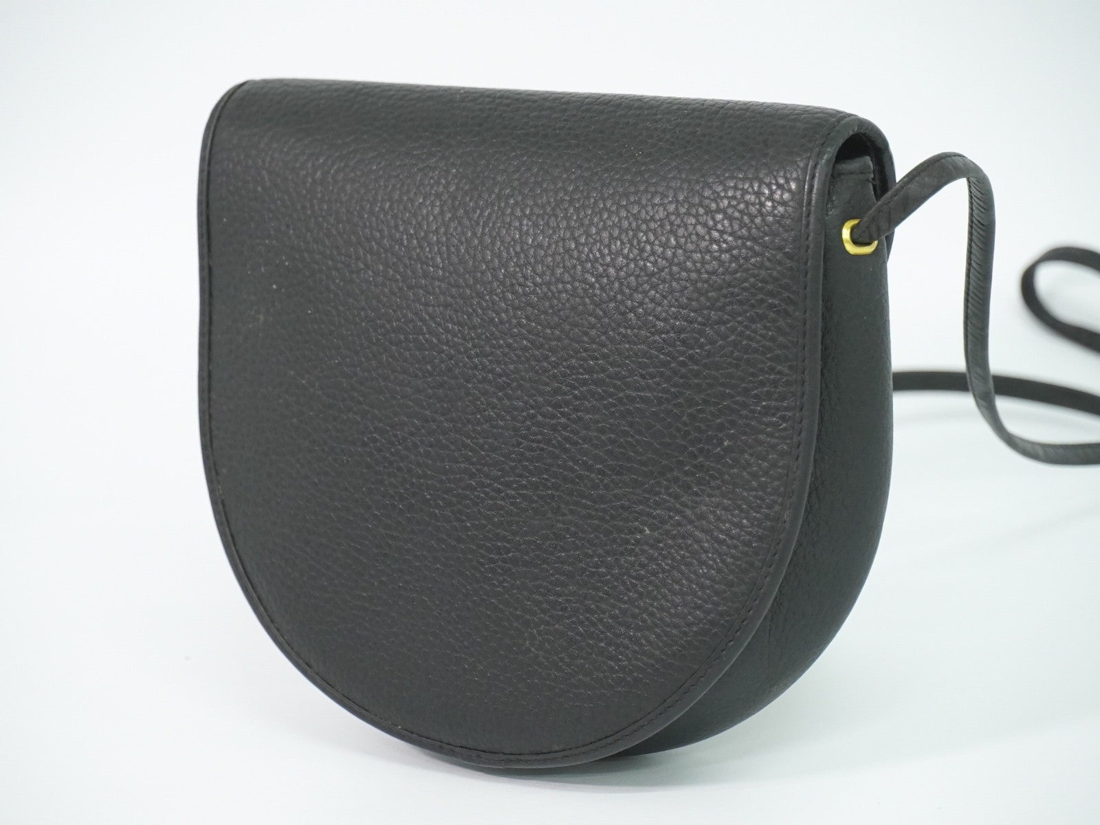 Christian Dior Vintage Shoulder Bag Leather, Black, Leather, Shoulder Bag