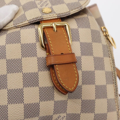 Louis Vuitton Sperone Backpack Damier, WHITE, CANVAS, Backpack