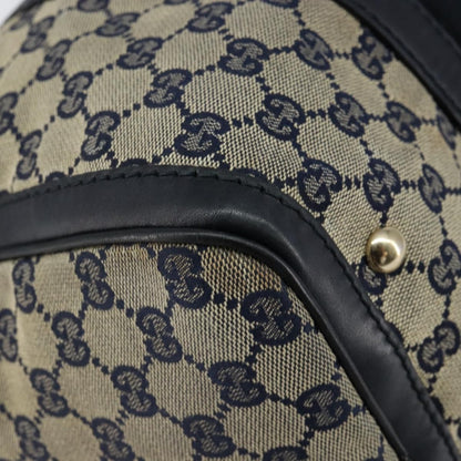 Gucci Vintage Web Boston Bag GG Canvas, NAVY, CANVAS, Travel bag