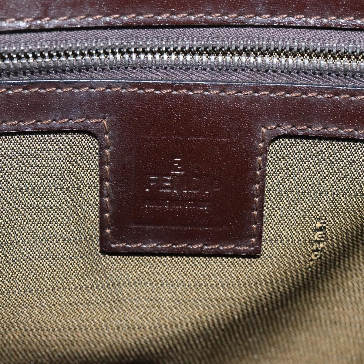 Fendi Zucca Tote bag FF motif, BLACK, CANVAS, Tote bag