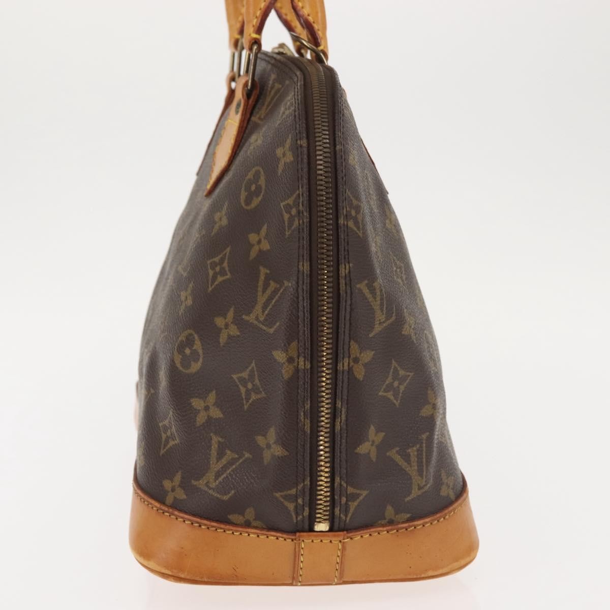 Louis Vuitton Alma Handbag Monogram Canvas, BROWN, CANVAS, Handbag