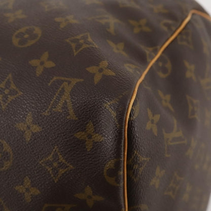 Louis Vuitton Keepall Bag Monogram Canvas, BROWN, CANVAS, Travel bag