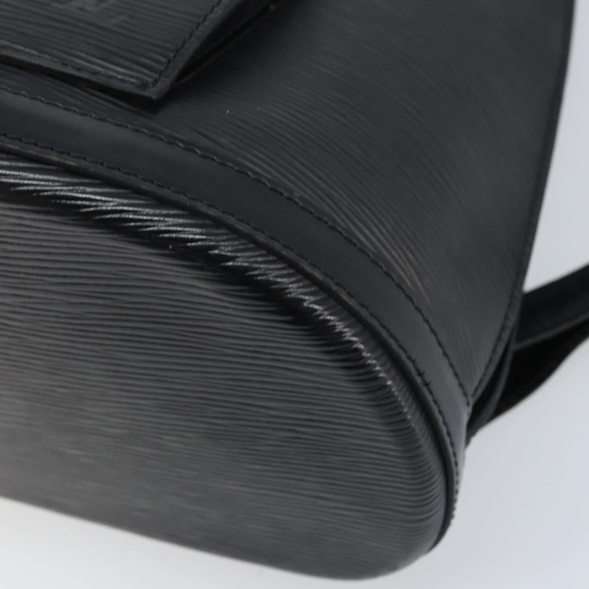 Louis Vuitton Gobelins Backpack Epi Leather, BLACK, LEATHER, Backpack