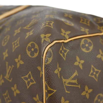 Louis Vuitton Keepall Bag Monogram Canvas, BROWN, CANVAS, Travel bag