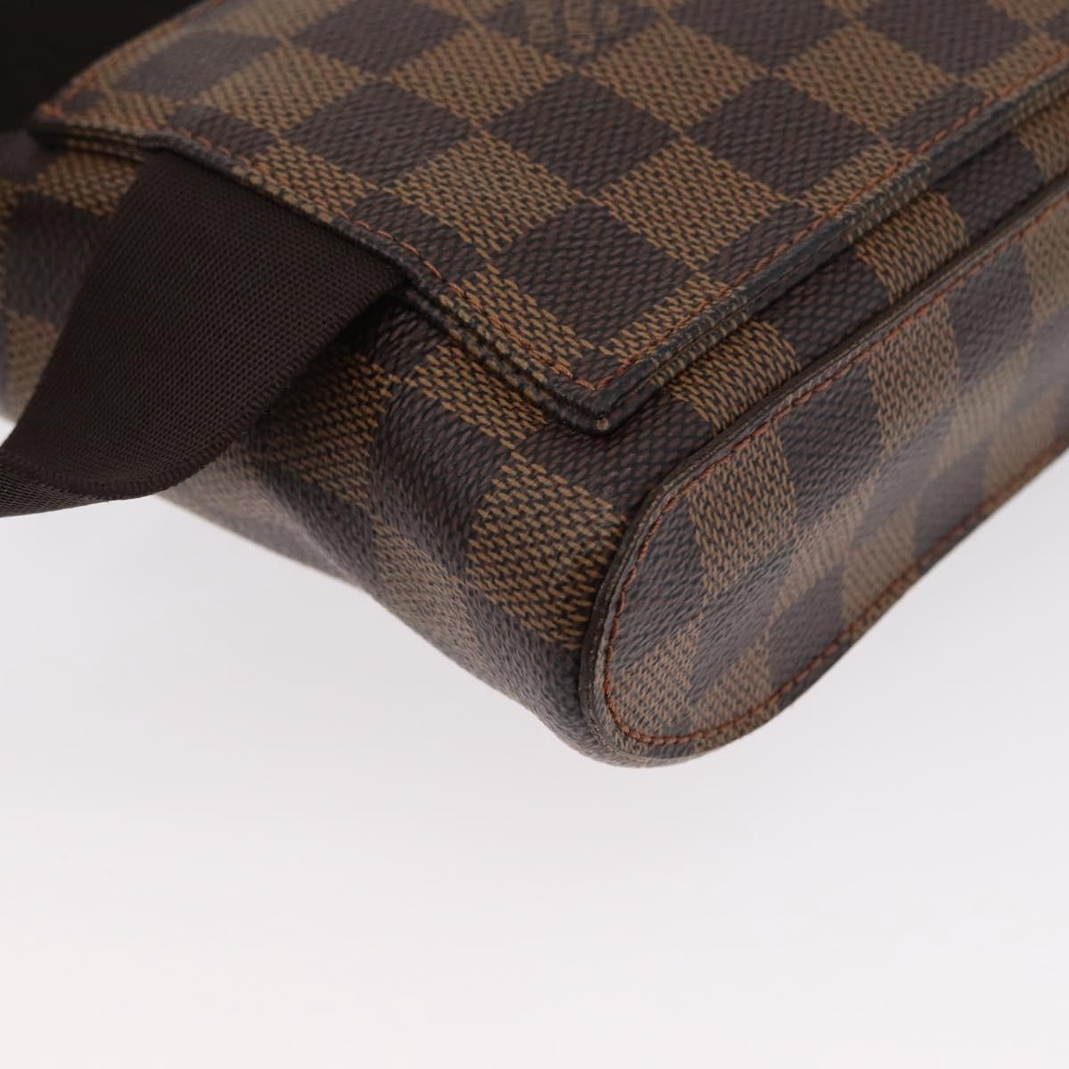 Louis Vuitton Geronimos Waist Bag Damier, BROWN, CANVAS, Shoulder bag