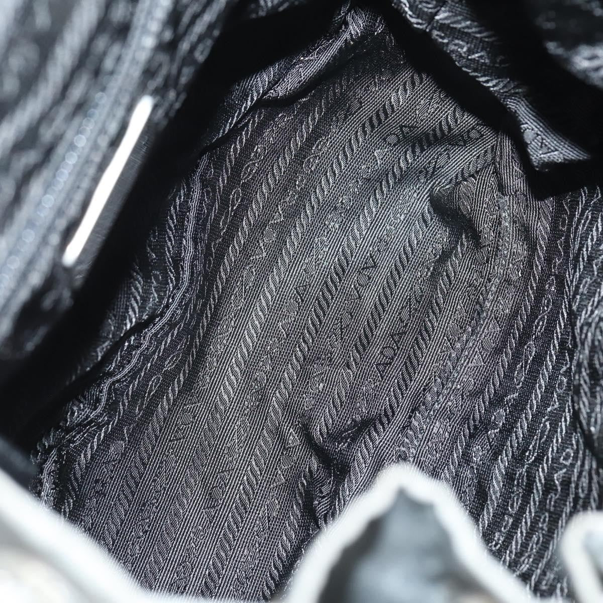 Prada Double Front Pocket Backpack Tessuto, Gray, Nylon, Backpack