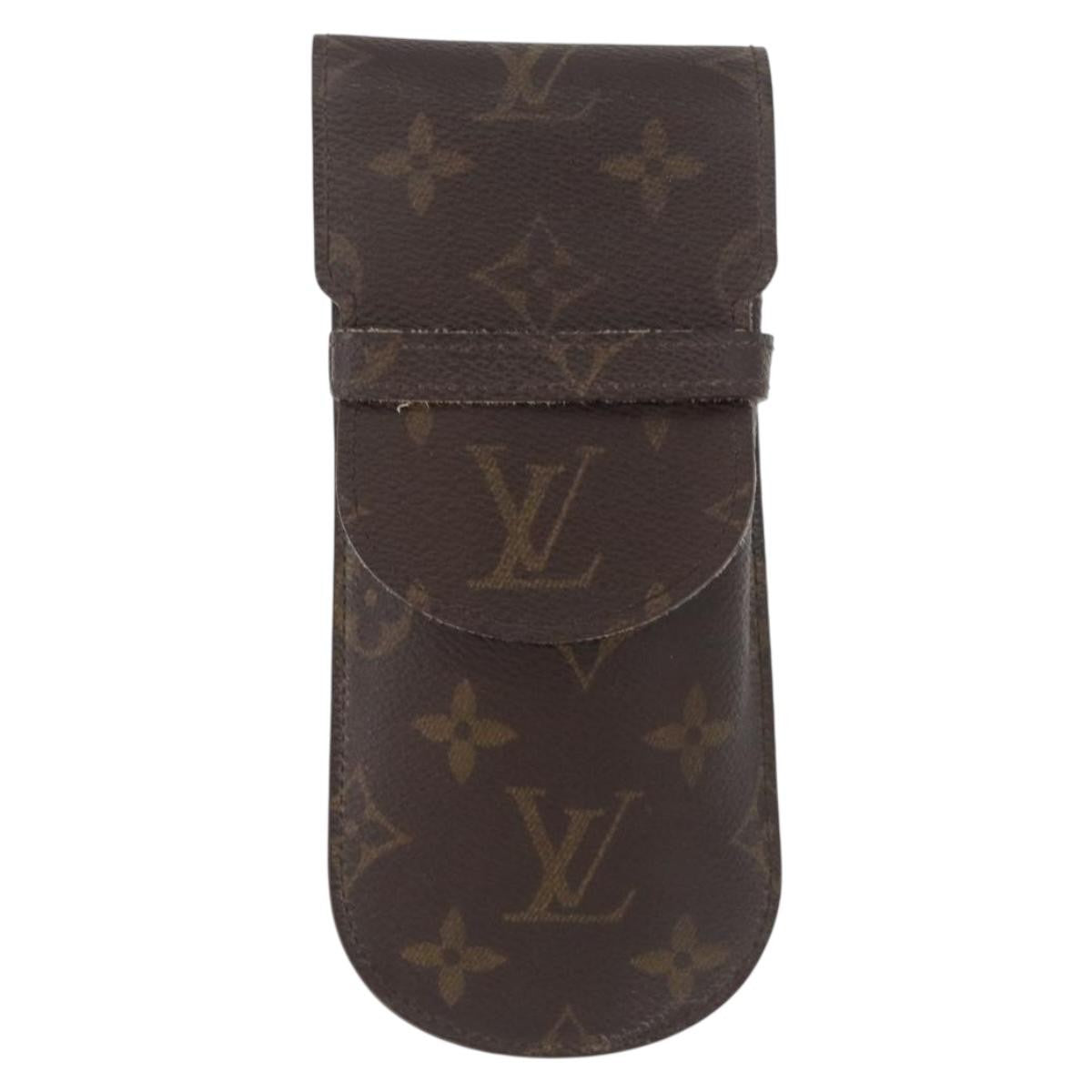 Louis Vuitton Etui à lunette Canvas, Brown, Canvas, Wallet