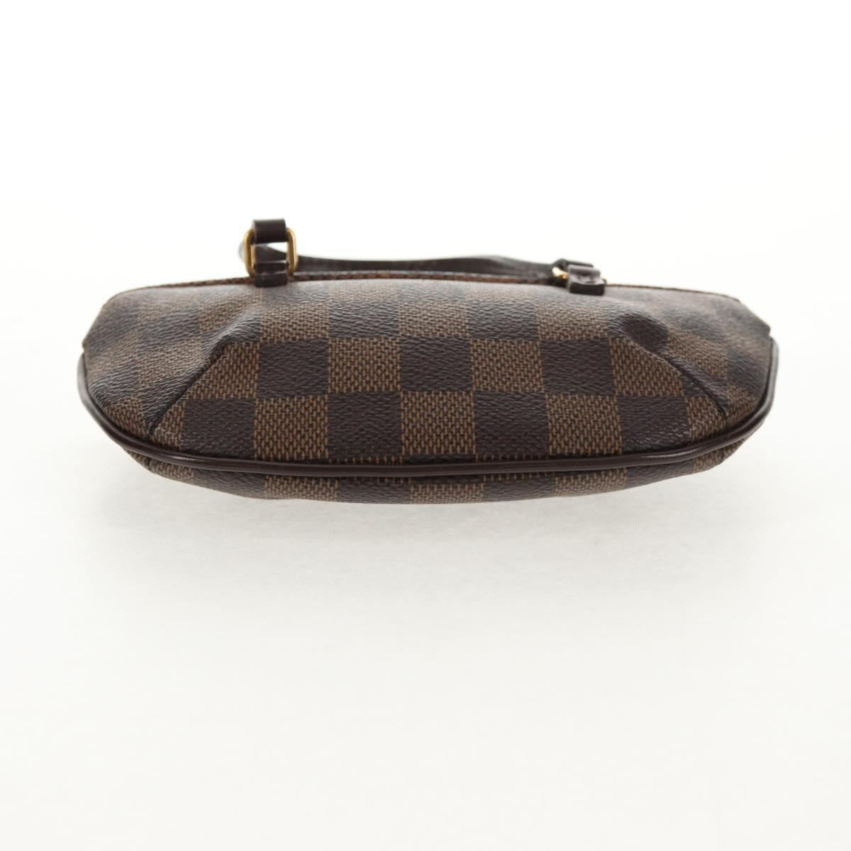 Louis Vuitton Manosque Pochette Damier, BROWN, CANVAS, Clutche & pouche