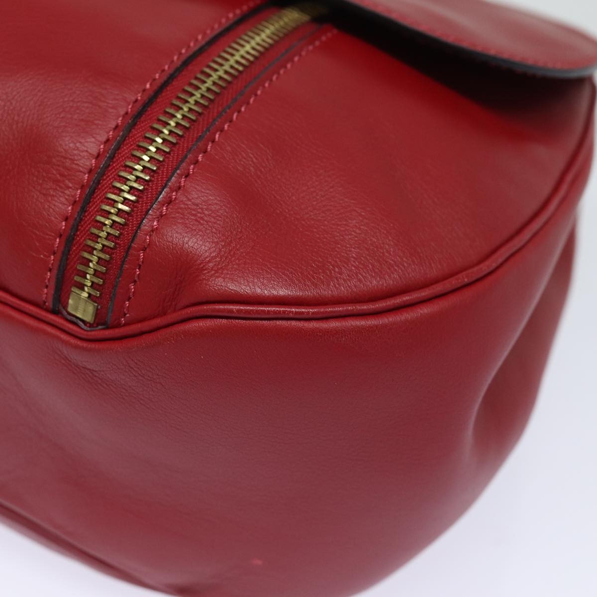 Celine Handbag Leather, RED, LEATHER, Handbag