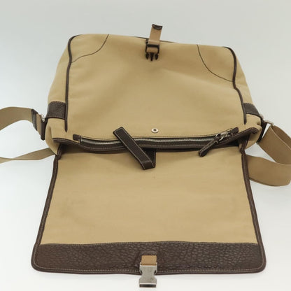 Prada Vintage Shoulder Bag Canvas, BEIGE, CANVAS, Shoulder bag