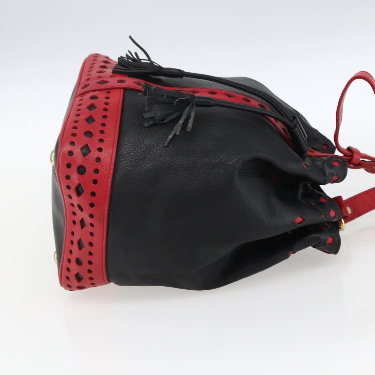 Saint Laurent Vintage Shoulder Bag Leather, Black, Leather, Shoulder Bag