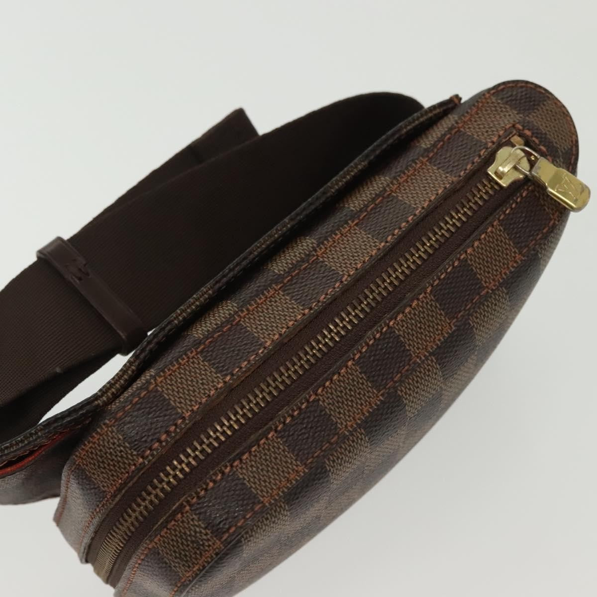 Louis Vuitton Geronimos Waist Bag Damier, BROWN, CANVAS, Shoulder bag