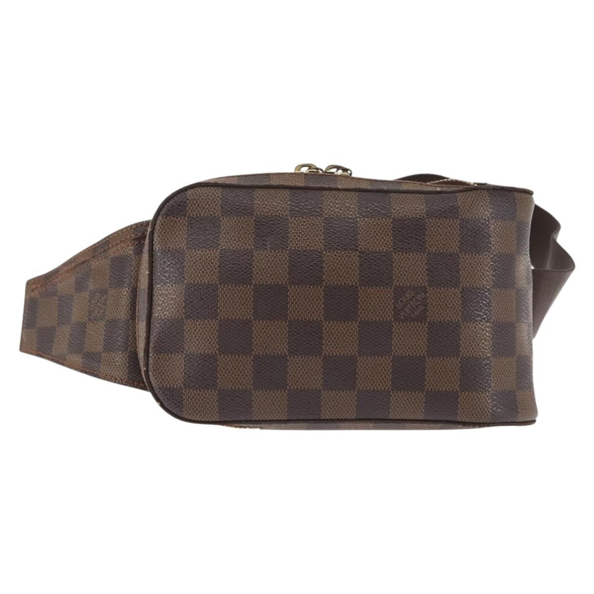 Louis Vuitton Geronimos Waist Bag Damier, BROWN, CANVAS, Shoulder bag