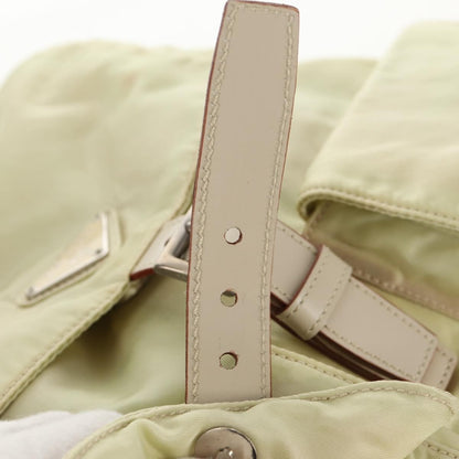 Prada Sac à dos Re-nylon nylon, BEIGE, NYLON, Backpack