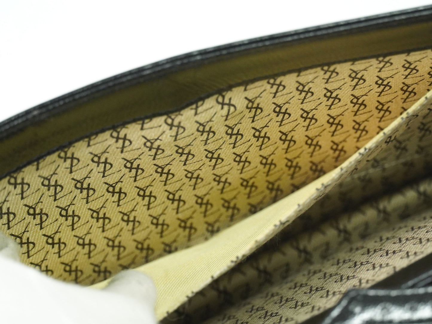 Saint Laurent Vintage Shoulder Bag Leather, BLACK, LEATHER, Shoulder bag