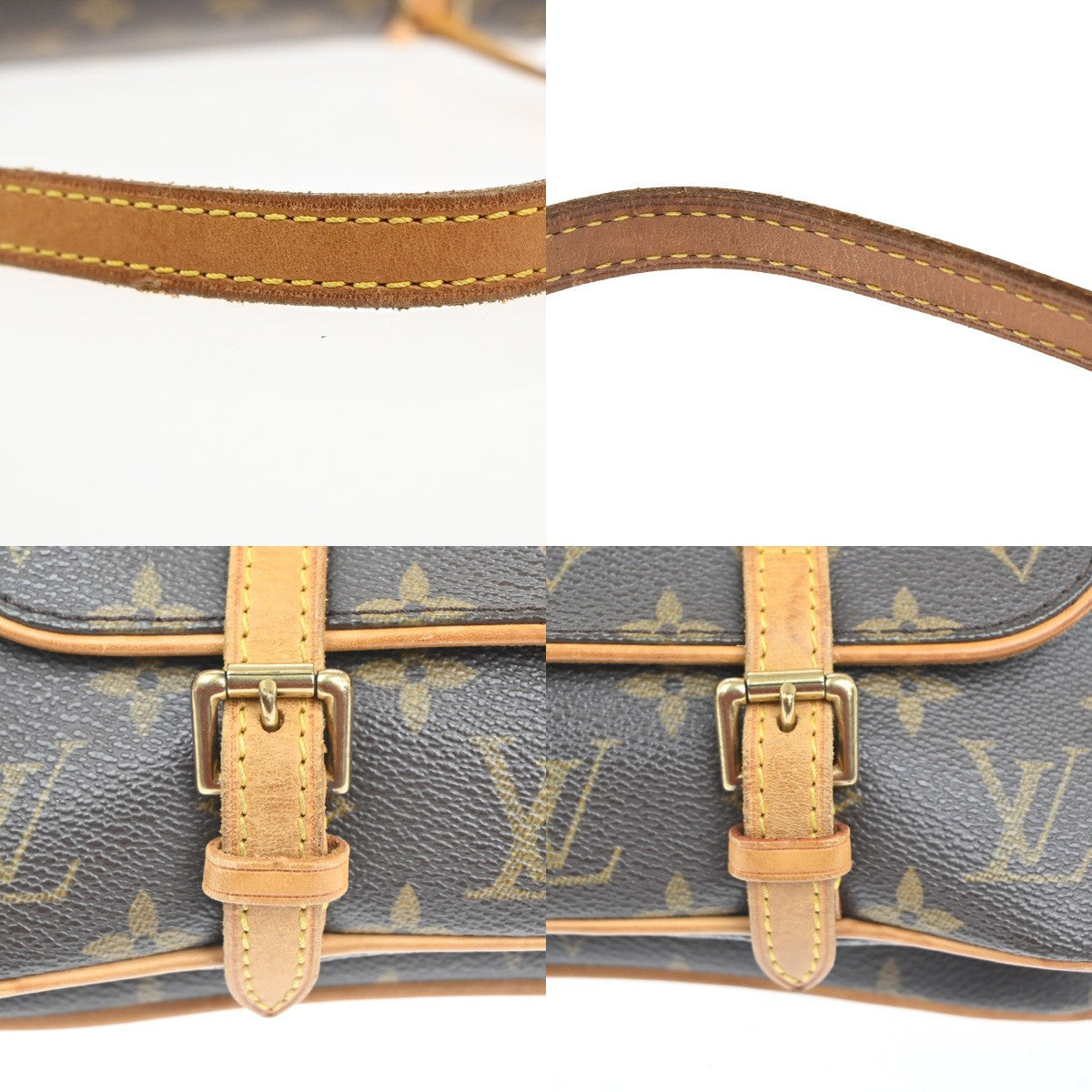 Louis Vuitton Marelle Shoulder Bag Monogram Canvas, BROWN, CANVAS, Shoulder bag