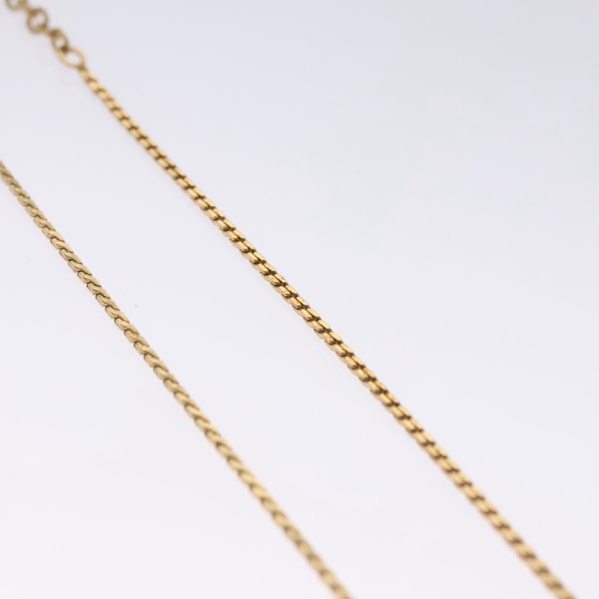 Christian Dior CD Pendant Necklace Metal, GOLD, METAL, Necklace