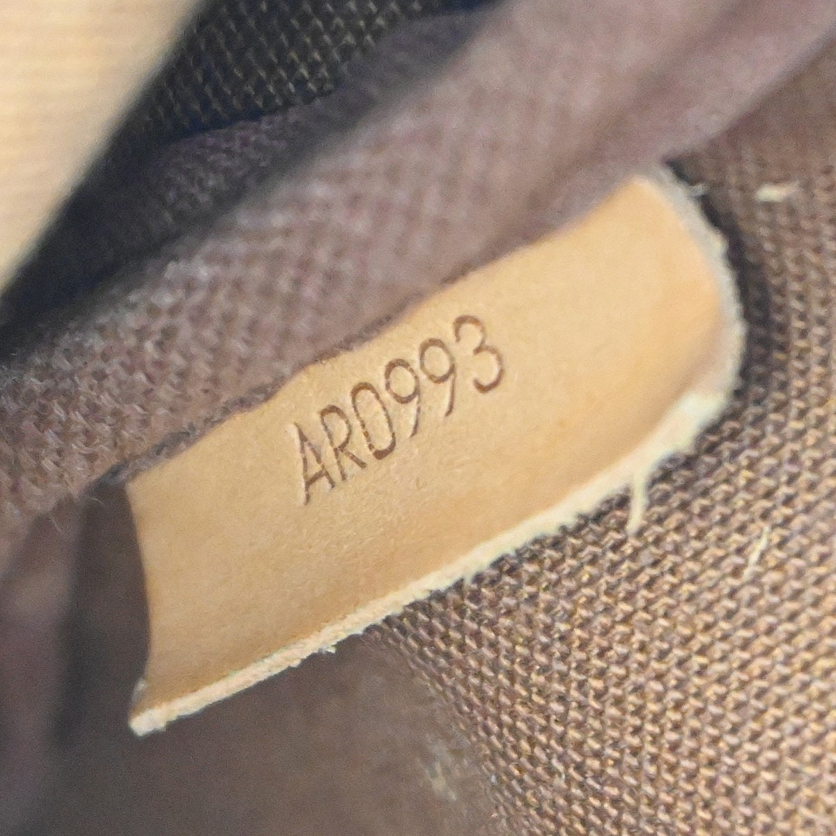 Louis Vuitton Saumur Handbag Monogram Canvas, Brown, Canvas, Shoulder Bag