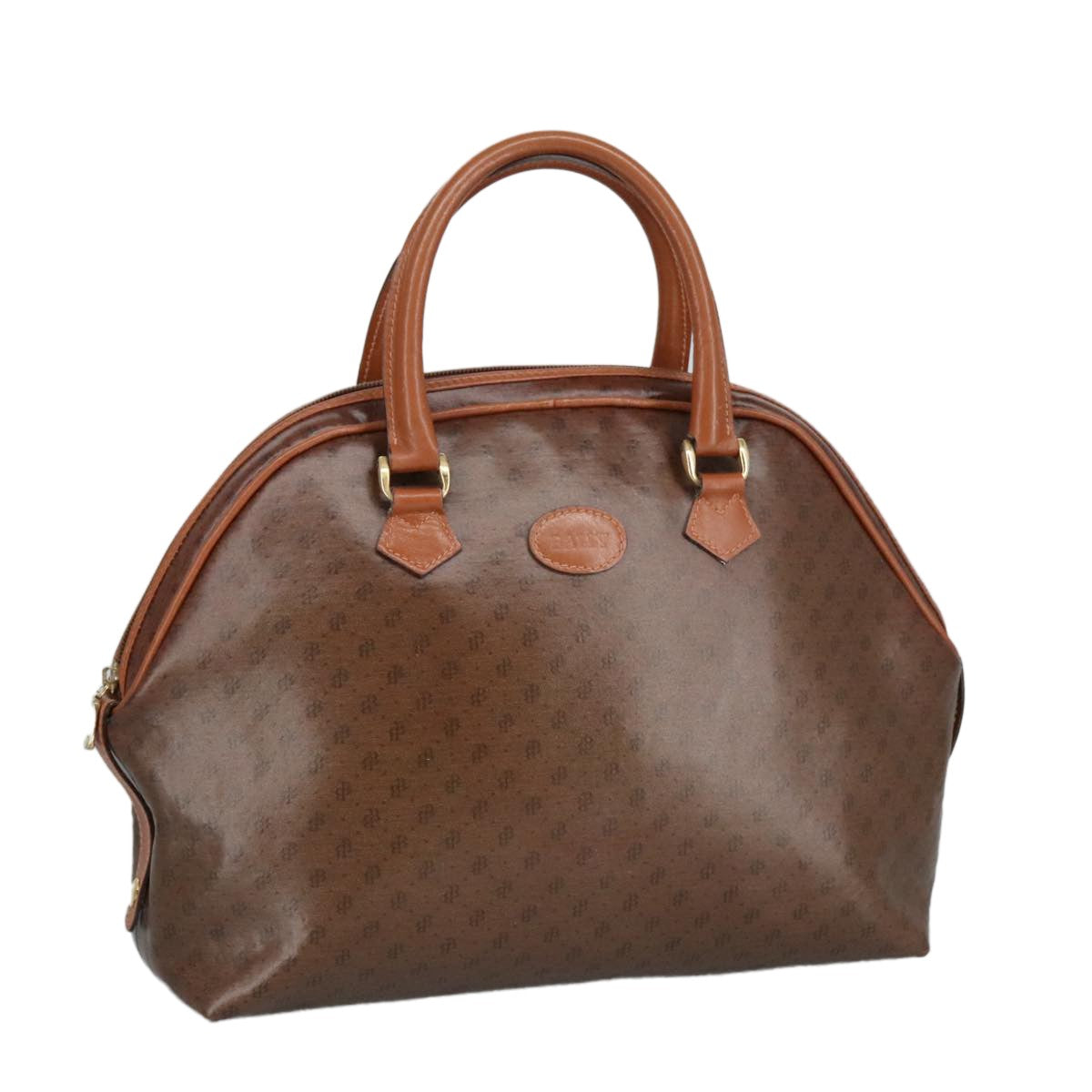 Bally Vintage Tote Bag Canvas, BROWN, CANVAS, Tote bag