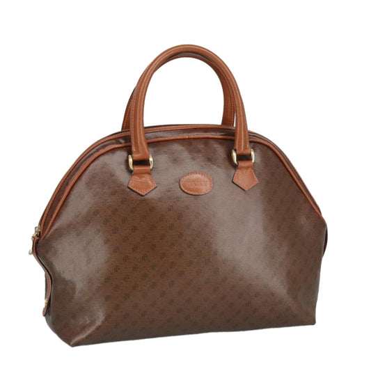 Bally Vintage Tote Bag Canvas, BROWN, CANVAS, Tote bag