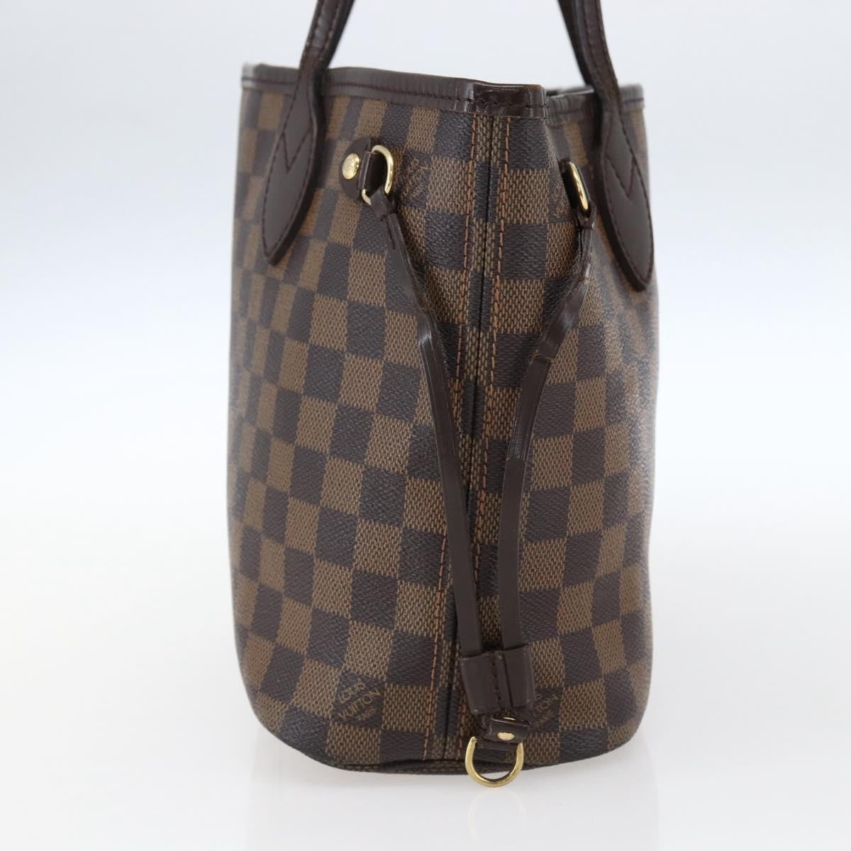 Louis Vuitton Neverfull Tote Damier, BROWN, CANVAS, Tote bag