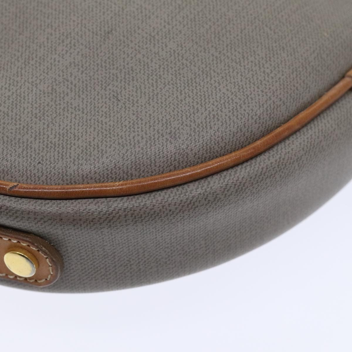 Christian Dior CD Shoulder bag Canvas and Leather, GRAY, CANVAS, Shoulder bag