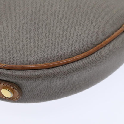 Christian Dior CD Shoulder bag Canvas and Leather, GRAY, CANVAS, Shoulder bag