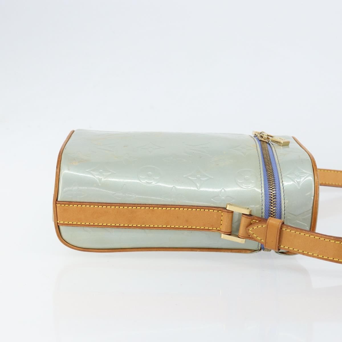 Louis Vuitton Sullivan Handbag Monogram Vernis, GRAY, PATENT_LEATHER, Shoulder bag