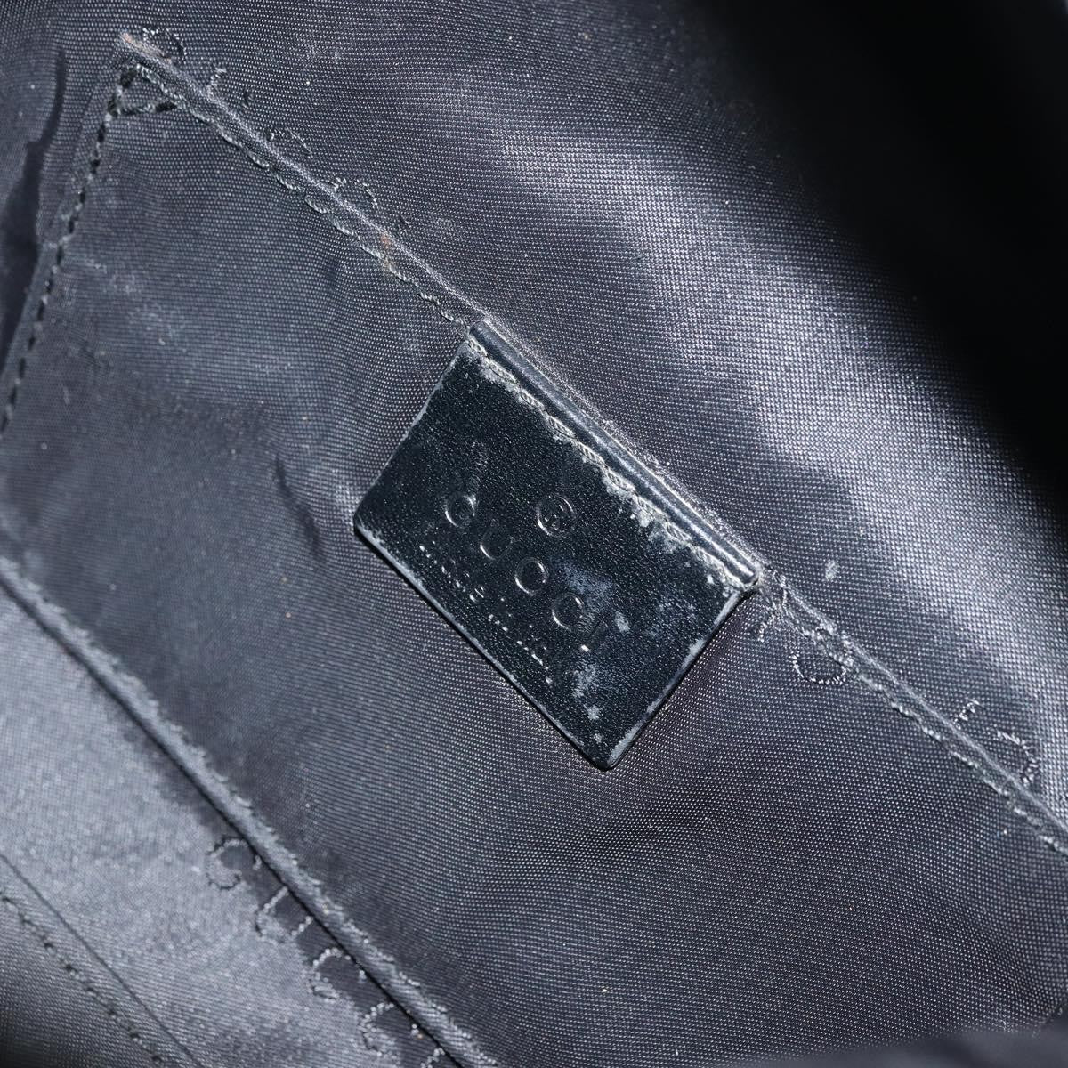 Gucci Zip Hobo Nylon, Black, Nylon, Handbag