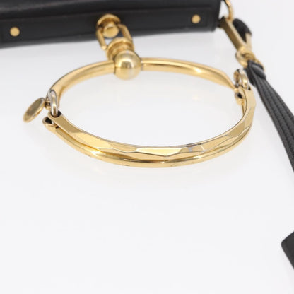 Chloe Nile Crossbody Bag Leather, BLACK, LEATHER, Handbag
