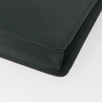Louis Vuitton Serviette Kourad Briefcase Taiga Leather, Green, Leather, Handbag