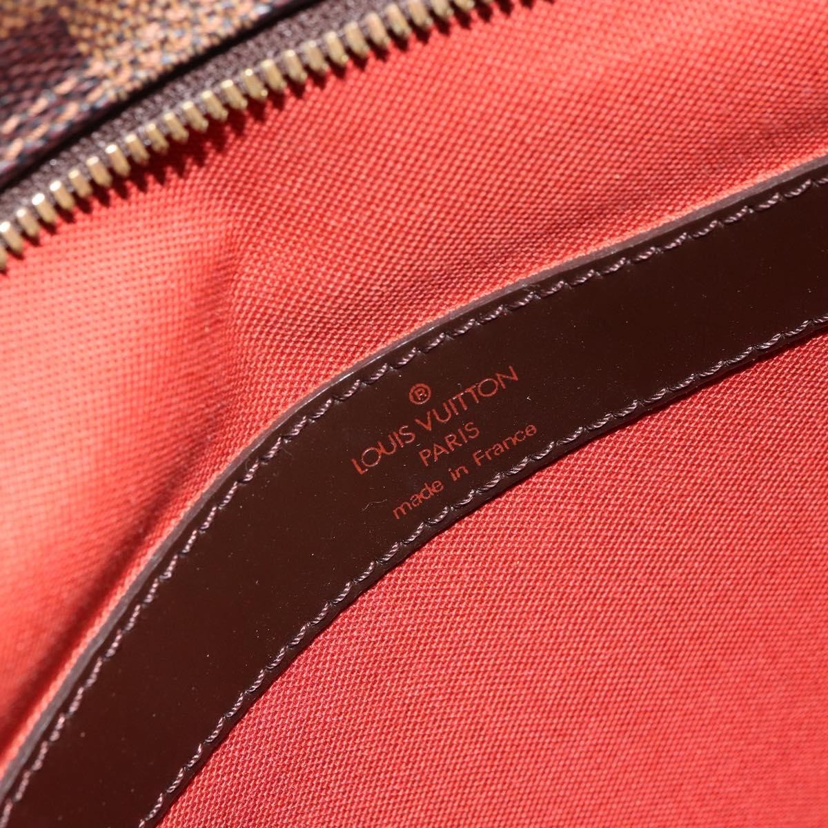 Louis Vuitton Naviglio Handbag Damier, BROWN, CANVAS, Shoulder bag