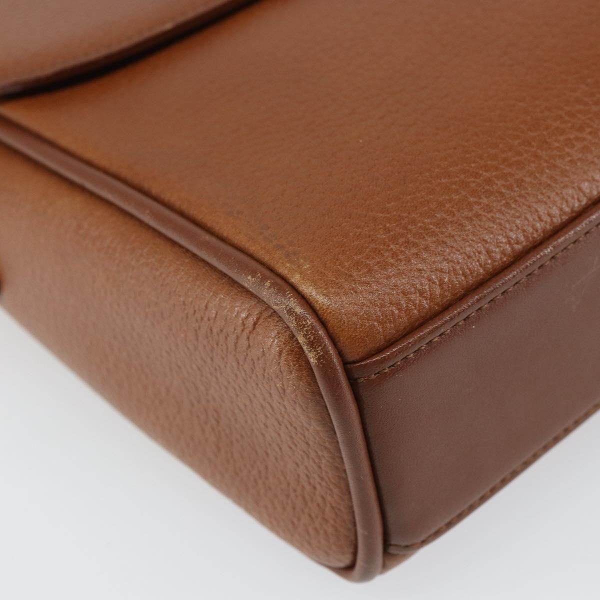 Burberry Vintage Shoulder Bag Leather, BROWN, LEATHER, Shoulder bag