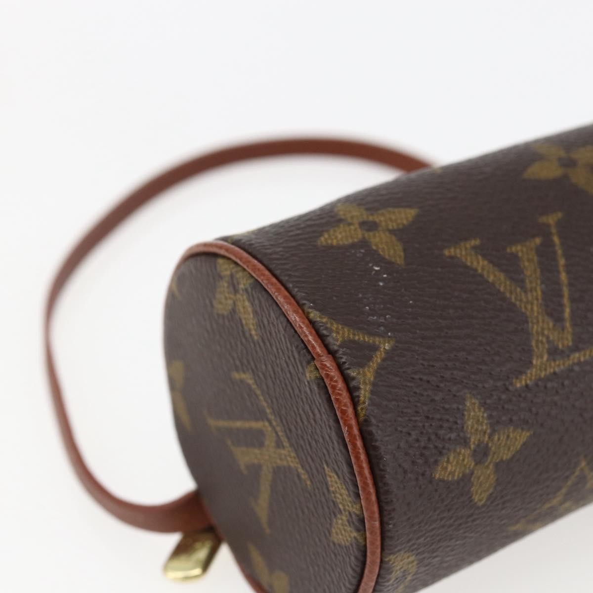 Louis Vuitton Papillon Pochette Monogram Canvas, BROWN, CANVAS, Clutche & pouche
